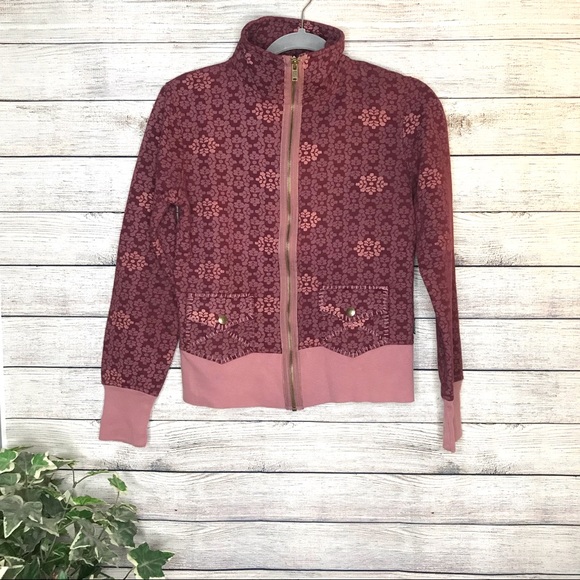 Prana Tops - PRANA | Full Zip Print Sweatshirt jacket